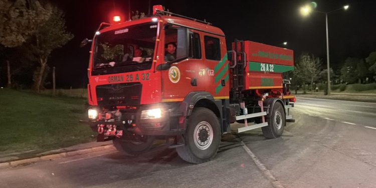 Eskişehir’de TEI yerleşkesinde yangın