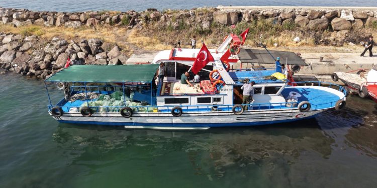 Van Gölü’nde inci kefali avı başladı