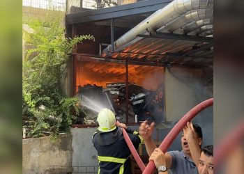 Muğla’da hastanenin kazan ve jeneratör dairesinde yangın