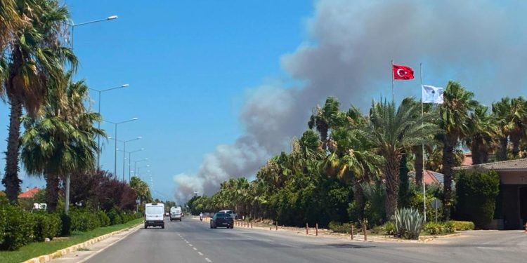 Antalya’da orman yangını