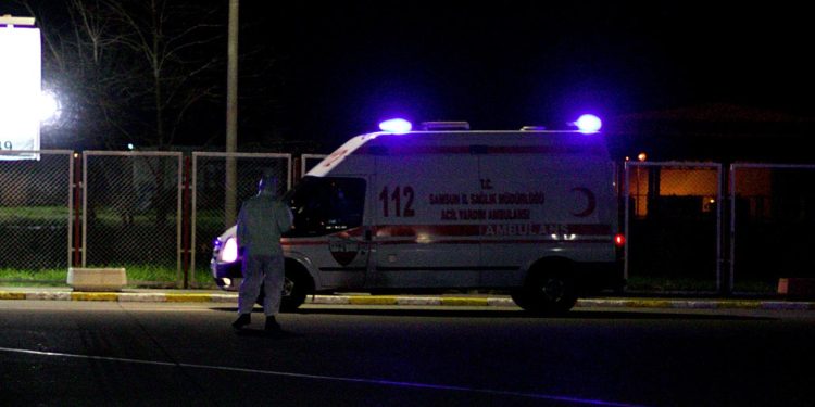 Gidere dökülen kimyasal madde patladı: 5 yaralı