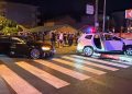 Bartın’da otomobil ile polis aracı çarpıştı