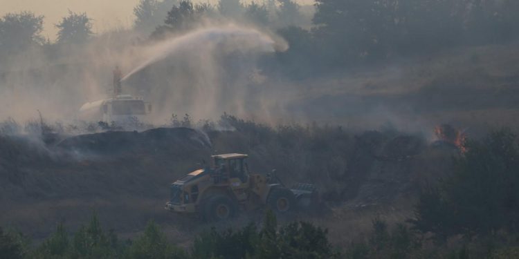 Çanakkale’de orman yangını