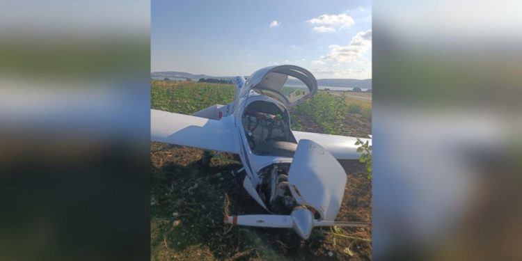 Çatalca’da eğitim uçağı kaza kırıma uğradı