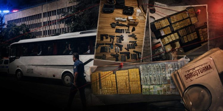 ‘Alihan Kuriş Suç Örgütü’ soruşturmasında 35 kişi tutuklandı