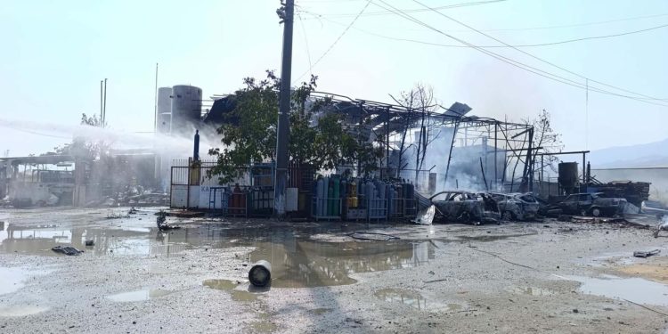 Manisa’da tüp dolum tesisinde patlama: 1 ölü, 2 yaralı