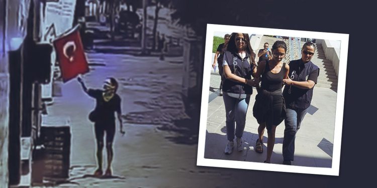 Muğla’da bayrağımızı yakan şüpheli tutuklandı