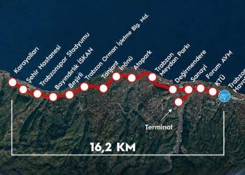 Trabzon’da raylı sistem hattının temeli 1 Eylül’de atılacak