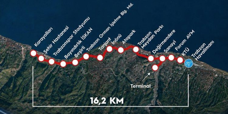 Trabzon’da raylı sistem hattının temeli 1 Eylül’de atılacak
