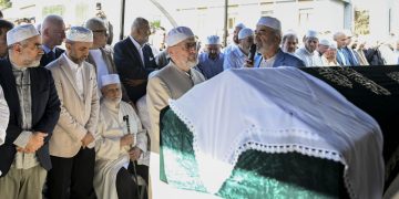 Abdullah Sert’in eşi Zehra Sert son yolculuğuna uğurlandı