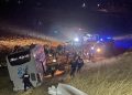 Amasya’da yolcu otobüsü tarlaya girdi: 24 yaralı