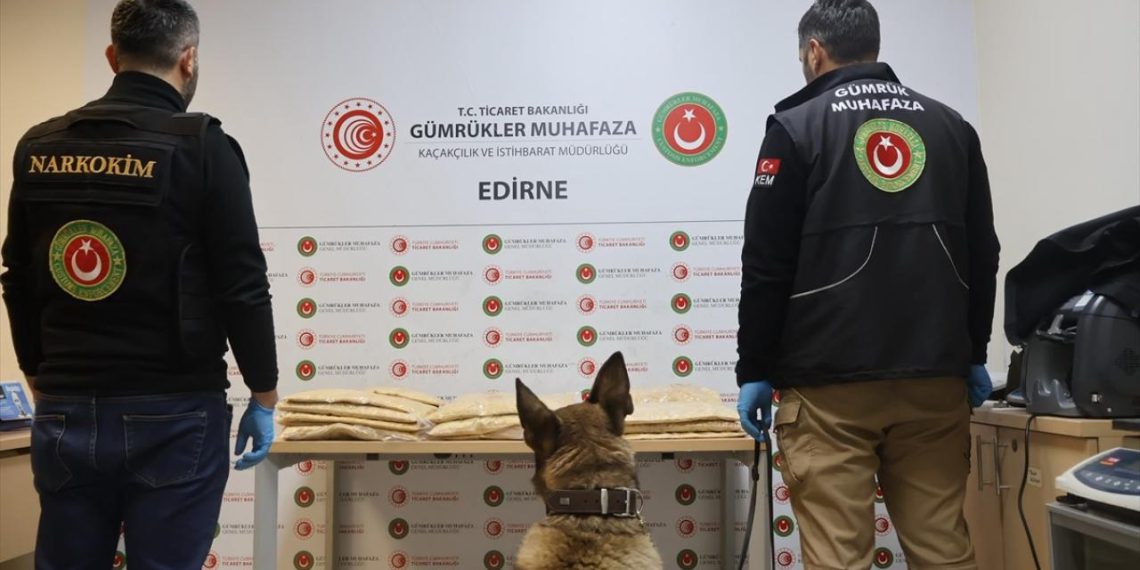 Kapıkule’de 50 kilogram uyuşturucu ele geçirildi