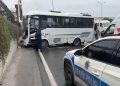 Kaza nedeniyle D-100 karayolu trafiğe kapandı: 11 yaralı
