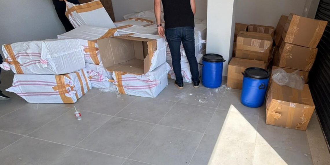 Mersin’de bir depoda 1 ton 250 kilogram uyuşturucu ele geçirildi