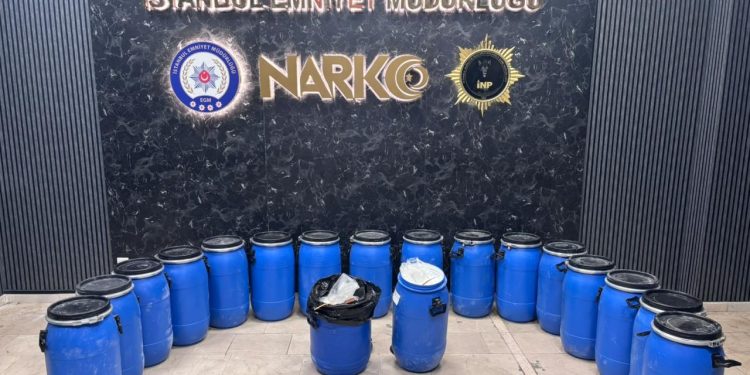 İstanbul’da 486 kiloluk uyuşturucu operasyonu