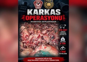 “Karkas Operasyonu”: 6 ton kaçak et ele geçirildi