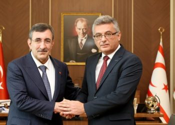 Erhürman, TC Cumhurbaşkanı Yardımcısı Yılmaz’la görüştü