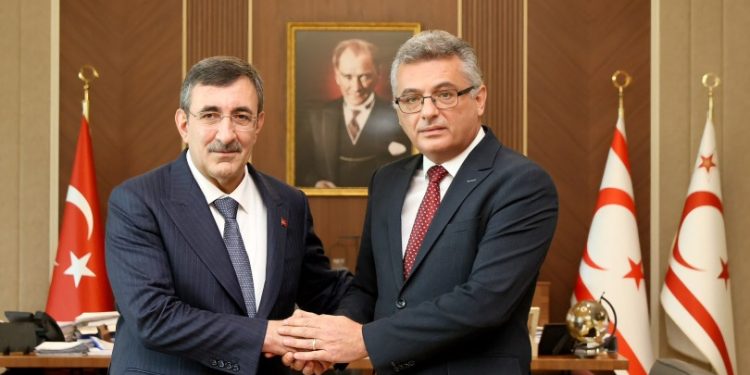 Erhürman, TC Cumhurbaşkanı Yardımcısı Yılmaz’la görüştü