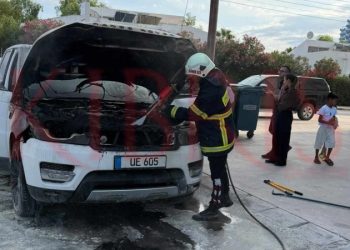 İskelede araç yangını