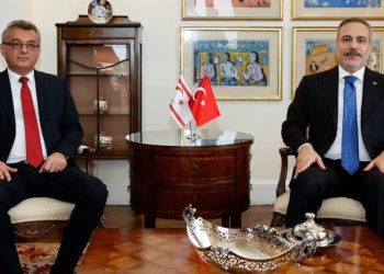 Erhürman, Hakan Fidan ile New York’ta görüştü