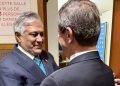 Ertuğruloğlu, Pakistan Dışişleri Bakanı Mohammad Ishaq Dar’la görüştü