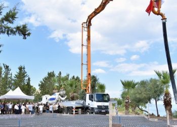Yeşilova (Mandria) Şehitler Anıtı’nın temeli törenle atıldı