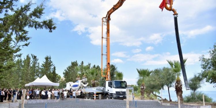 Yeşilova (Mandria) Şehitler Anıtı’nın temeli törenle atıldı