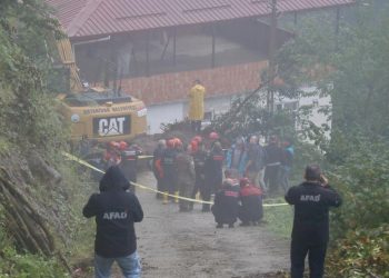 Trabzon’da heyelan: 1 can kaybı
