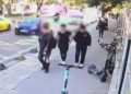 Üsküdar’da kaza yapan otomobil kaldırımdaki öğrencilere çarptı