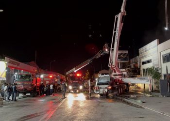 Eskişehir’de iş yerinde çıkan yangın söndürüldü