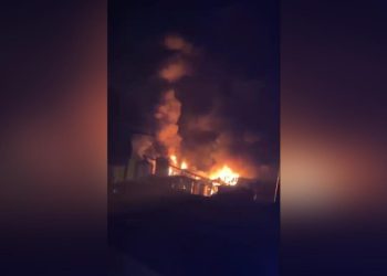 Bandırma’da yağ fabrikasında yangın