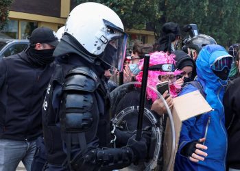 Brüksel’deki öğrenci gösterilerinde polis şiddeti iddialarına ilişkin 26 şikayet
