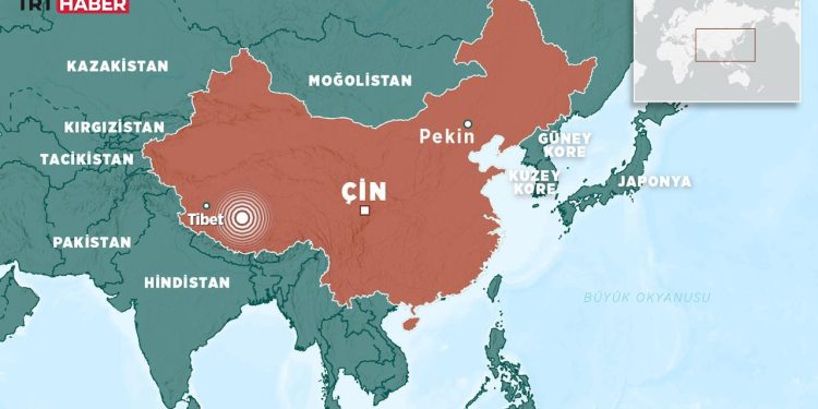 Çin’in Tibet Özerk Bölgesi’ndeki depremde 16 kişi öldü