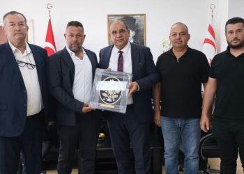 Sucuoğlu, Kıbrıs Türk Çiftçiler Birliği heyetini kabul etti