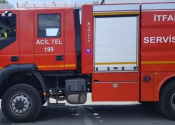 Güzelyurt’ta dere yatağında yangın: Fidanlar ve sulama malzemeleri zarar gördü