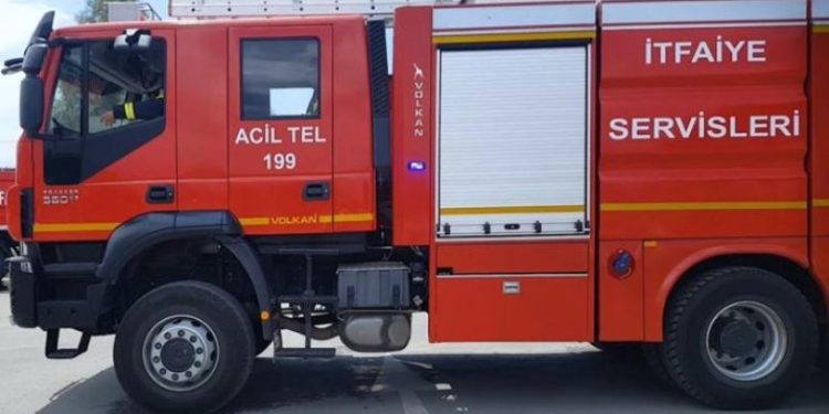 Güzelyurt’ta dere yatağında yangın: Fidanlar ve sulama malzemeleri zarar gördü