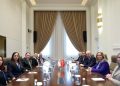 Öztürkler ve Kurtulmuş Bişkek’te buluştu