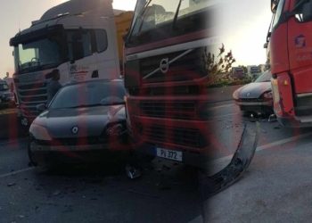 Erülkü ile Yonca Kavşağı arasında kaza: Trafik durma noktasına geldi!