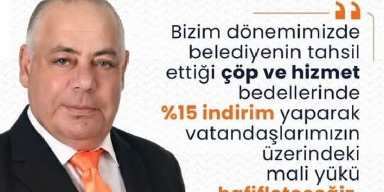 Albayrak: Göreve geldiğimizde çöp ve hizmet bedellerinde yüzde 15 indirim yapacağız