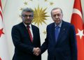 Cumhurbaşkanı Erhürman, Erdoğan ile bir araya geldi