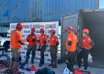DAAK, yeni eğitim sahasında ilk kez “Enkazda Arama ve Kurtarma Eğitimi” gerçekleştirdi