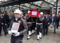 Rize’de hayatını kaybeden polis memuruna veda