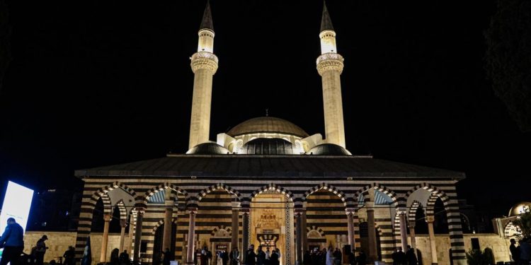 Suriye’nin başkenti Şam’da tarihi Süleymaniye Tekkesi restore edilerek yeniden açıldı