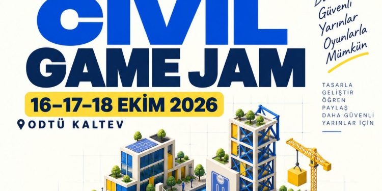 Oyun projelerinin geliştirileceği Civil Game Jam, ODTÜ KKK’de başlıyor