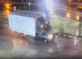 Zonguldak’ta el freni çekilmeyen kamyonet devrildi: O anlar kamerada